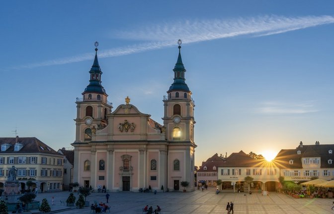 Die Ludwigsburger Stadtkirche.  <span class='image-autor'>Foto: Stuttgart Marketing/Decker</span>