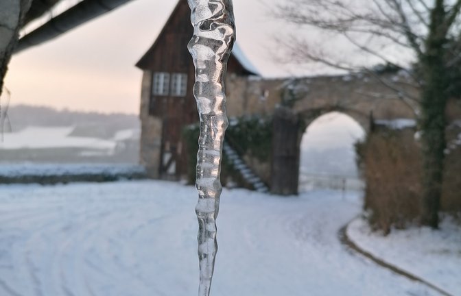 Auch die VKZ sorgt sich an heißen Tagen um ihre Leserinnen und Leser: Deshalb bei Bedarf zur Abkühlung einfach ganz feste dieses Foto von einem kalten Dezembertag 2022 anschauen.  Archivfoto: VKZ/Banholzer