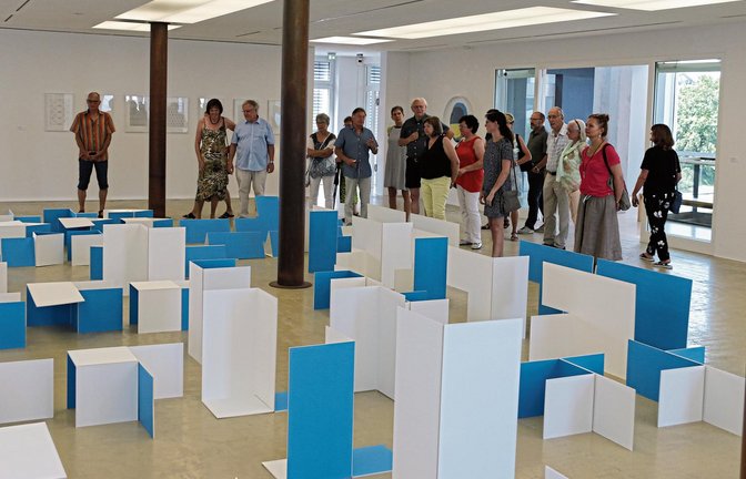 VKZ-Leser zu Besuch im Kunstwerk in Nussdorf. Fotos: Bögel