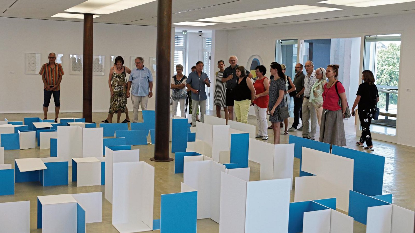 VKZ-Leser zu Besuch im Kunstwerk in Nussdorf. Fotos: Bögel