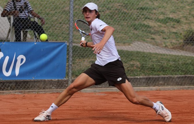 Der Jugend-Cup als Sprungbrett: Emilio Camacho zählt zu den besten Tennis-Spielern aus Ecuador - der 17-Jährige will es bis in die Weltspitze schaffen.<span class='image-autor'>Andreas Gorr</span>