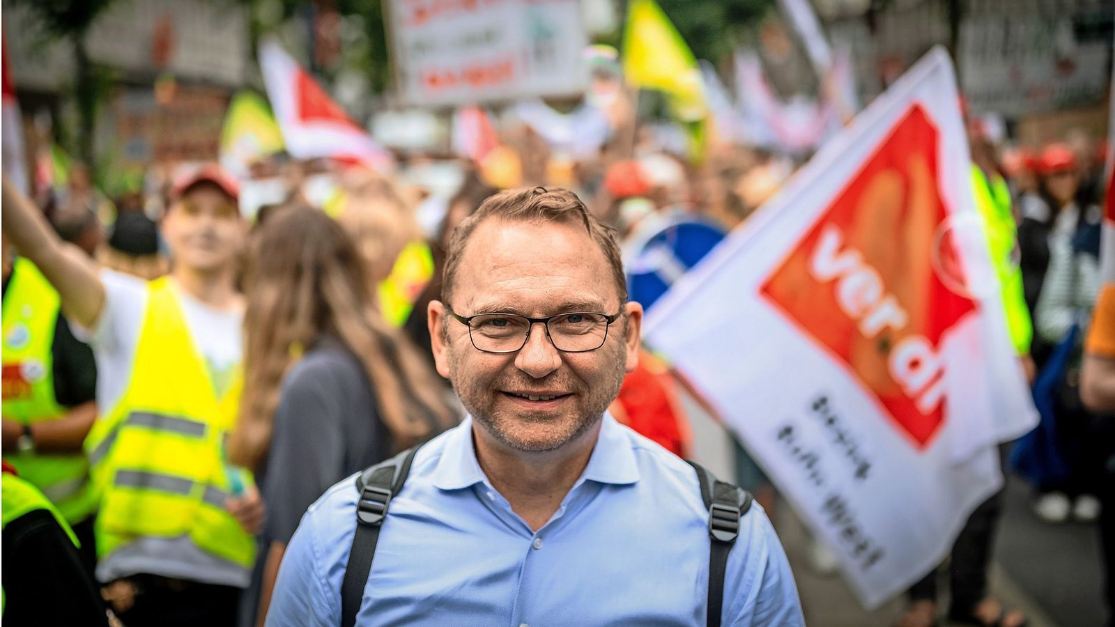 Verdi-Chef Frank Werneke wirbt für einen höheren Mindestlohn.Foto: /Funke Foto Services Verdi-Chef Frank Werneke wirbt für einen höheren Mindestlohn.Foto: /Funke Foto Services