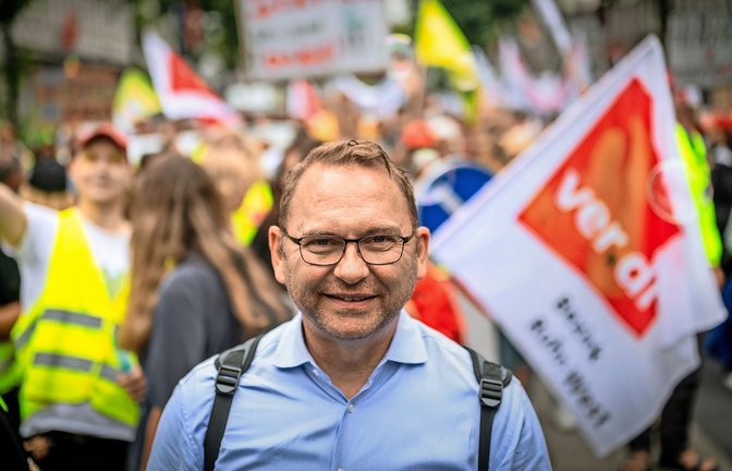 Verdi-Chef Frank Werneke wirbt für einen höheren Mindestlohn.<span class='image-autor'>Foto: /Funke Foto Services</span>