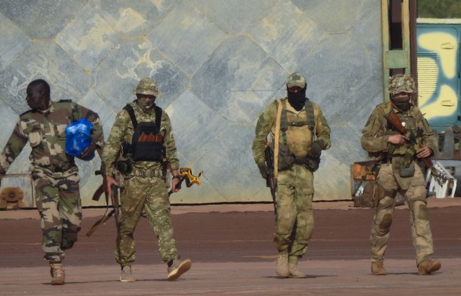Wagner-Söldner in Mali<span class='image-autor'>Foto: Uncredited/French Military/AP</span>