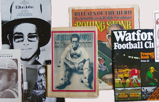 Es müssen nicht immer nur alte Bücher sein: Man kann sich auch auf alles,  rund um den jungen Elton John spezialisieren.<span class='image-autor'>Foto: Elisabeth Wittkowski</span>
