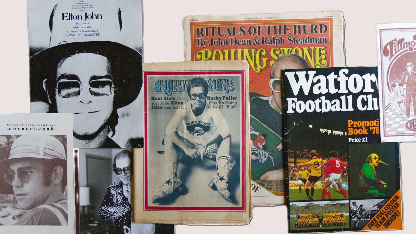 Es müssen nicht immer nur alte Bücher sein: Man kann sich auch auf alles,  rund um den jungen Elton John spezialisieren.Foto: Elisabeth Wittkowski
