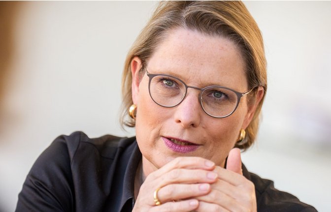 Bundesjustizministerin Stefanie Hubig (SPD) hat einen Gesetzentwurf zur Speicherung von IP-Adressen vorgelegt.<span class='image-autor'>Foto: Michael Kappeler/dpa</span>
