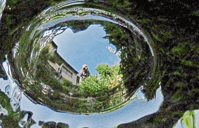 „Ich nenne es Wasserspiele“, schreibt Wolfgang Götzke aus Ensingen zu seinem Foto.