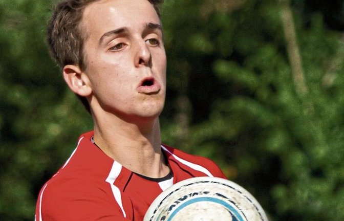 Für Max Winkler, den Zuspieler des TV Vaihingen, war die DM in Brettorf genauso wie für Johannes Jungclaussen und Christopher Jess der letzte Auftritt in der Jugend. Foto: Kadgien
