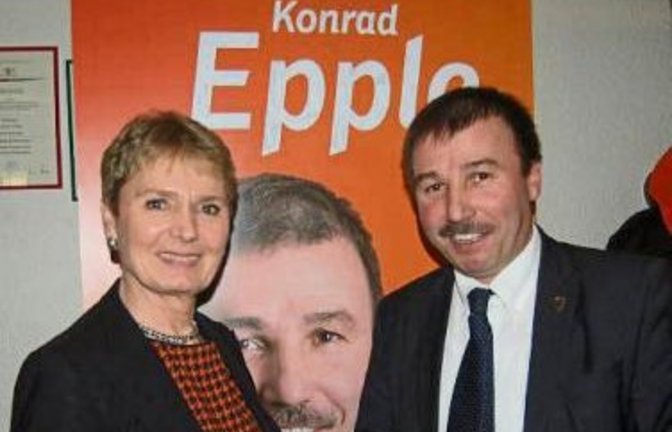 CDU-Gespann: Konrad Epple und Friedlinde Gurr-Hirsch. Foto: p