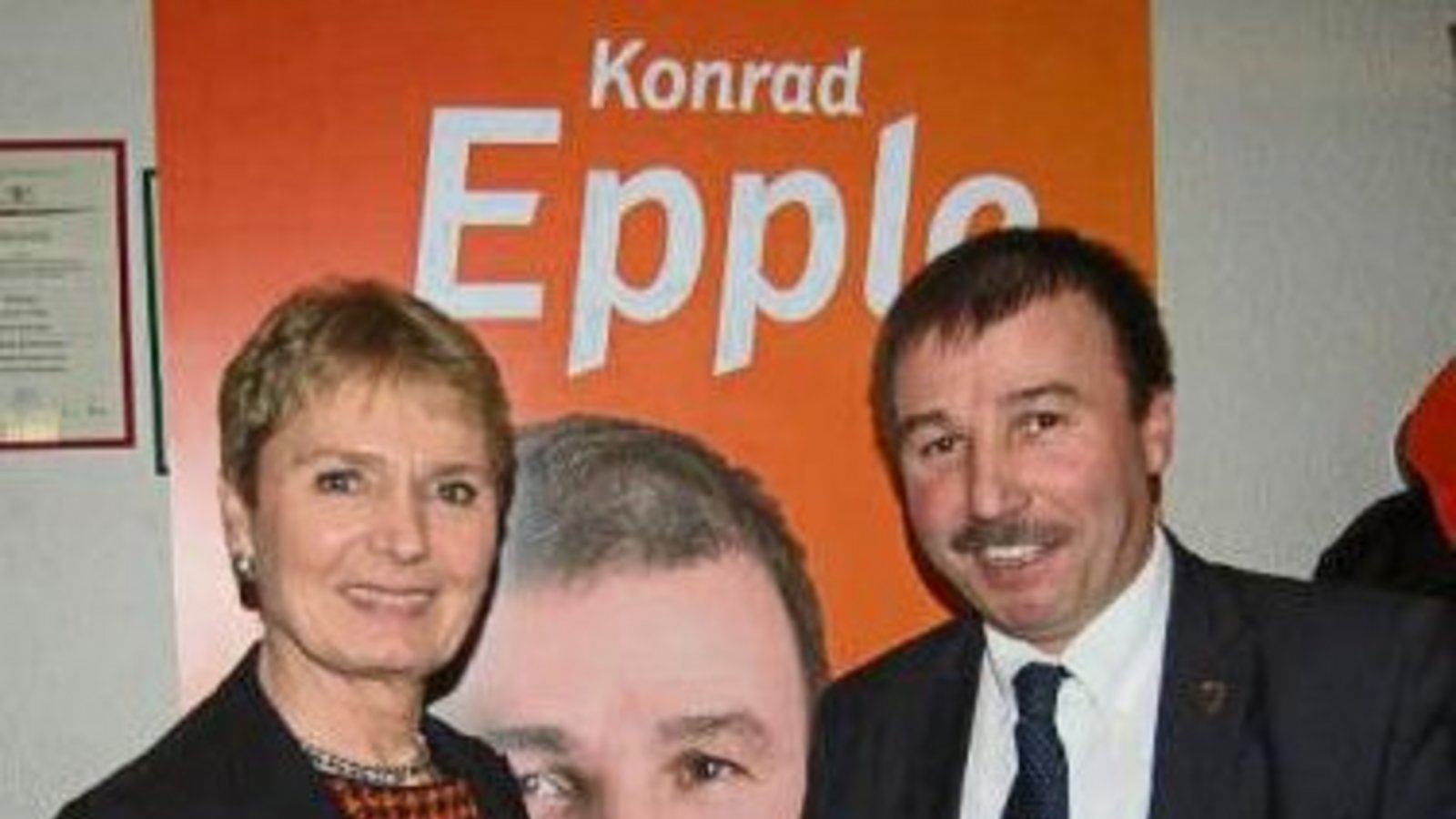 CDU-Gespann: Konrad Epple und Friedlinde Gurr-Hirsch. Foto: p CDU-Gespann: Konrad Epple und Friedlinde Gurr-Hirsch. Foto: p