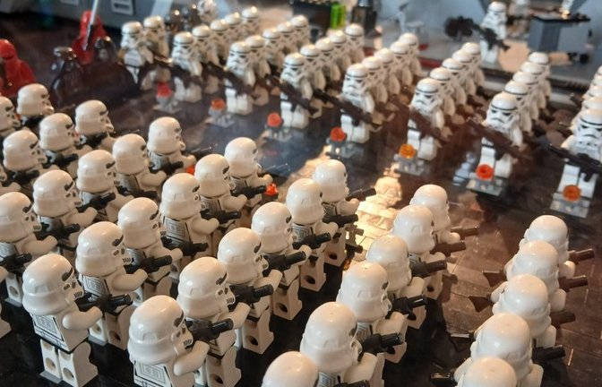 Szenen aus Star Wars gibt es gleich mehrere.