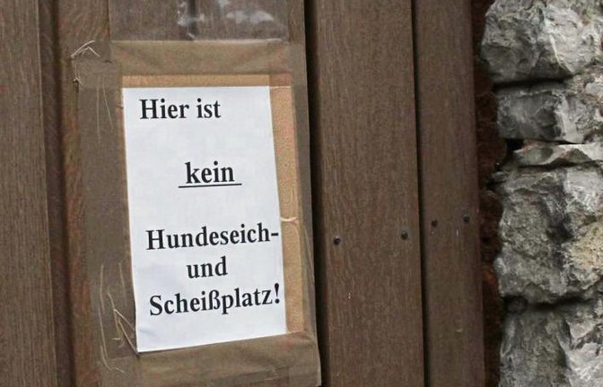 In Oberriexingen formuliert man es gerne deutlich. Foto: Rostek