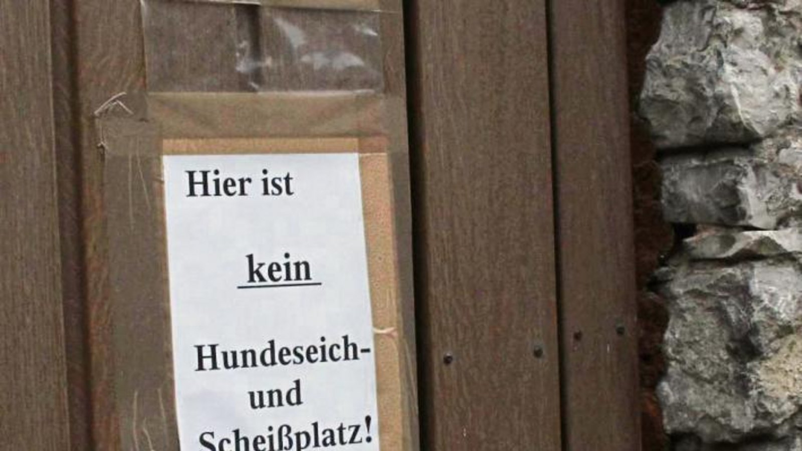 In Oberriexingen formuliert man es gerne deutlich. Foto: Rostek