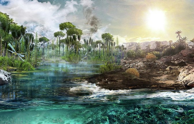 Mit einer Dauer von 289,1 Millionen Jahren macht das Paläozoikum mehr als die Hälfte der belebten Erdgeschichte aus.<span class='image-autor'>Foto: Nature Geoscience</span>