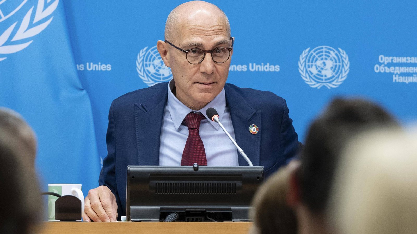 Der Menschenrechtskommissar der Vereinten Nationen, Volker Türk, wirft Israel Kriegsverbrechen im Westjordanland vor (Archivfoto).Foto: IMAGO/ZUMA Press Wire/IMAGO/Lev Radin Der Menschenrechtskommissar der Vereinten Nationen, Volker Türk, wirft Israel Kriegsverbrechen im Westjordanland vor (Archivfoto).Foto: IMAGO/ZUMA Press Wire/IMAGO/Lev Radin