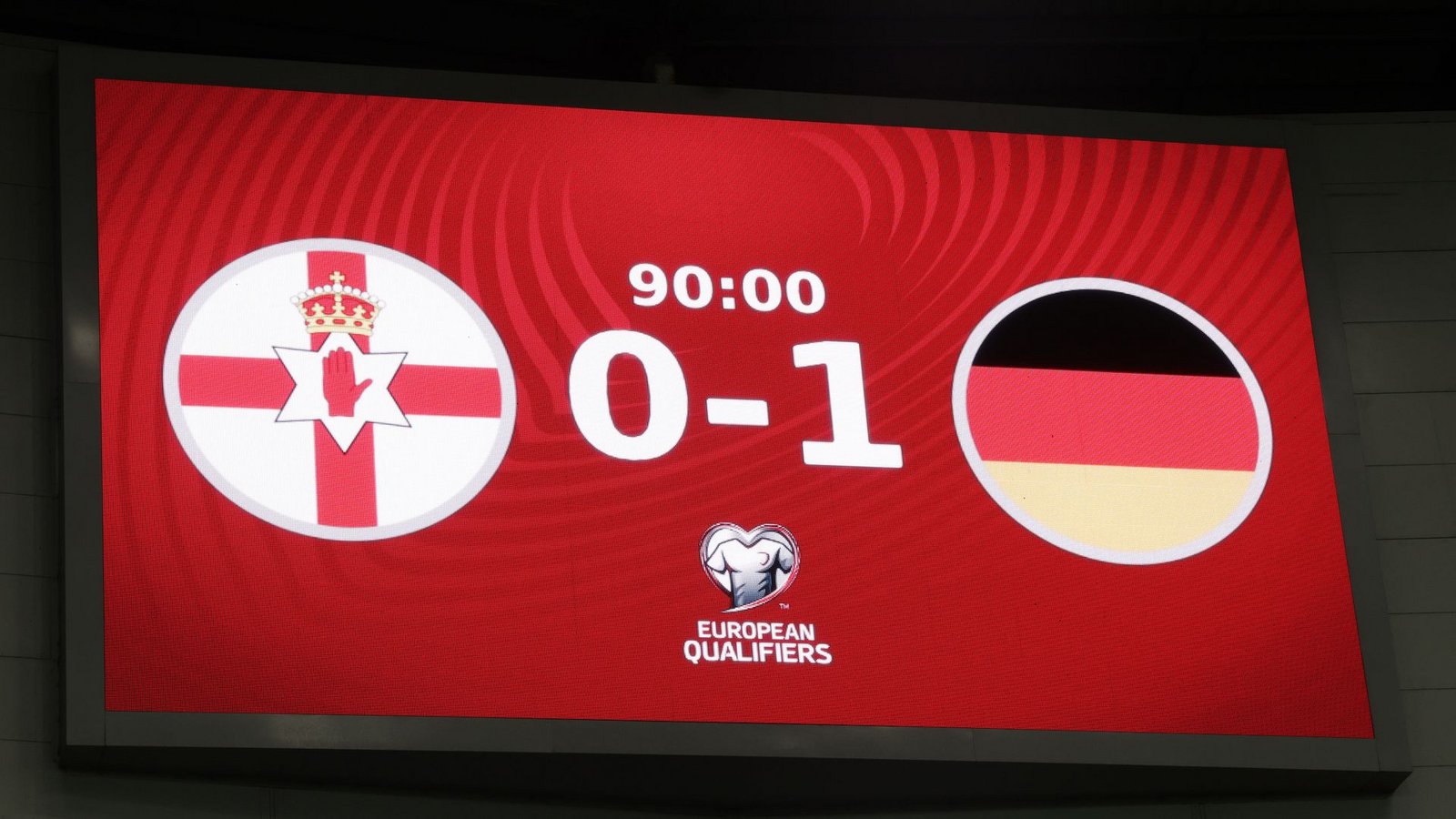 Das Ergebnis war das Beste und Wichtigste aus deutscher Sicht in Belfast.Foto: Christian Charisius/dpa