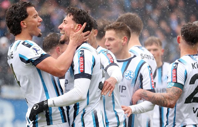 Die Blauen hoffen auf Punkte in Freiberg.<span class='image-autor'>Foto: Pressefoto Baumann</span>