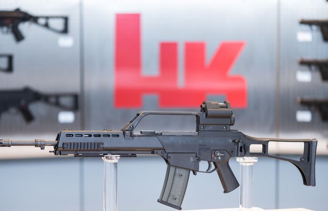 Ein Sturmgewehr G36 des Waffenherstellers Heckler & Koch. (Archivbild)<span class='image-autor'>Foto: dpa/Patrick Seeger</span>