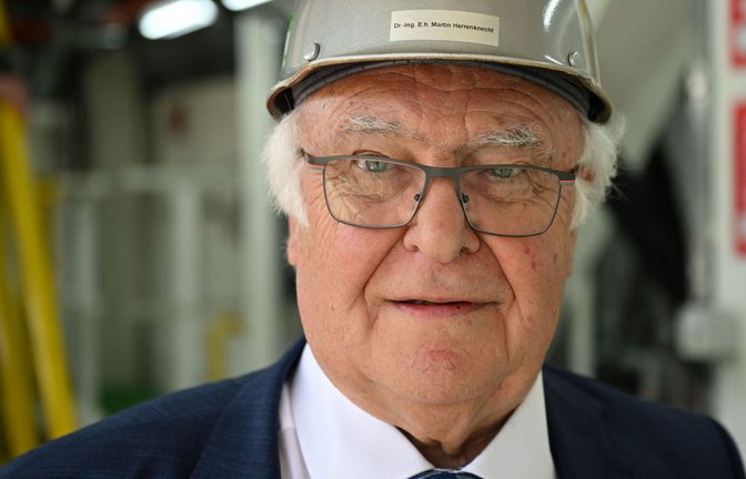 Der Chef des Tunnelbohrmaschinen-Herstellers Herrenknecht, Martin Herrenknecht, wirft Teilen der SPD in der Bundesregierung einen mangelnden Reformwillen vor (Archivfoto).<span class='image-autor'>Foto: Soeren Stache/dpa/Soeren Stache</span>