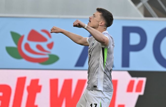 Dzenan Pejcinovic vom VfL Wolfsburg.<span class='image-autor'>Swen Pförtner/dpa</span>