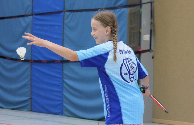 Stella Menzel legt für den SV Illingen eine starke Turnierpremiere hin.  <span class='image-autor'>Foto: Dittrich</span>