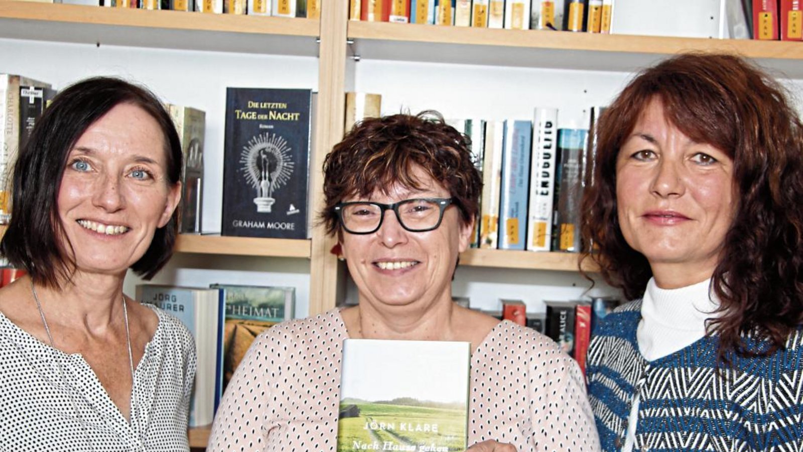 Das Büchereiteam schätzt Jörn Klares ungewöhnliche Herangehensweise und freut sich bereits auf den Autor. Foto: Gergen Das Büchereiteam schätzt Jörn Klares ungewöhnliche Herangehensweise und freut sich bereits auf den Autor. Foto: Gergen