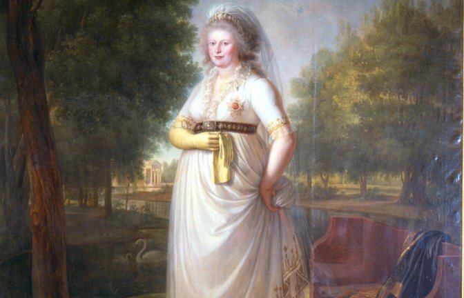 Charlotte Mathilde und Elizabeth (rechts) waren die Töchter von König Georg III. von England. <span class='image-autor'>Fotos: SSG</span>