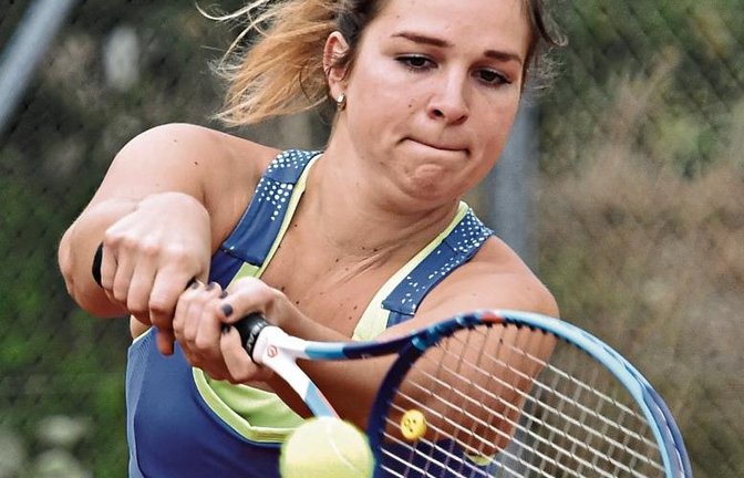 Theresa Heuberger hat die Frauen des TSV Oberriexingen in der Bezirksstaffel 1 zum Sieg im Kellerduell gegen den TV Stuppach und damit zum Klassenerhalt geführt. Foto: Leitner
