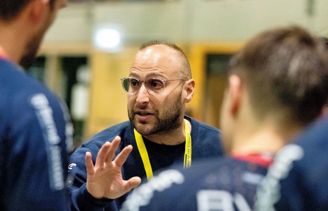 Marco Melo sieht noch viel Entwicklungspotential bei der SG H2Ku Herrenberg.<span class='image-autor'>Eibner/Andreas Ulmer</span>