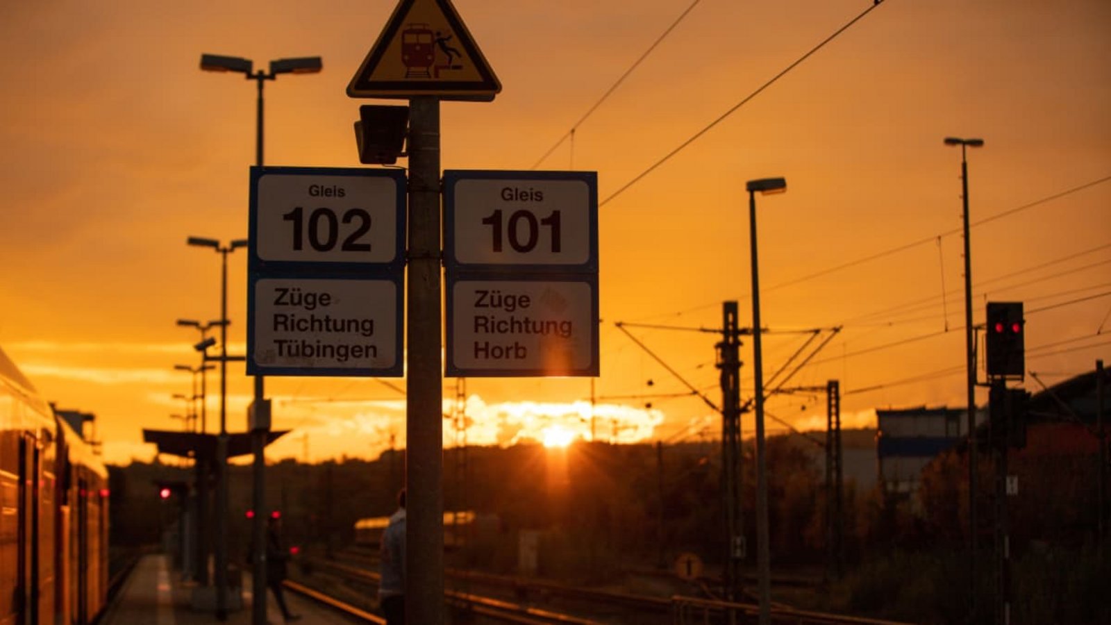 Die Idylle trügt: Am Bahnhof Herrenberg spielten sich in der Nacht auf Mittwoch unschöne Szenen ab.EIBNER/DROFITSCH