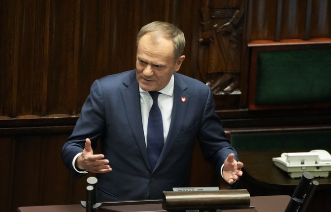 Donald Tusk will einen deutlich EU-freundlicheren Kurs als sein Vorgänger einschlagen.<span class='image-autor'>Foto: dpa/Czarek Sokolowski</span>