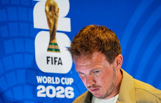 Julian Nagelsmann spricht über die Kritiker und die WM-Erwartungen.<span class='image-autor'>Foto: Martin Meissner/AP/dpa</span>