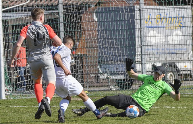 Keeper Denis Rommel ist ein starker Rückhalt für den VfR Sersheim, steht über Ostern allerdings in beiden Spielen nicht zur Verfügung. <span class='image-autor'>Foto: Leitner</span>