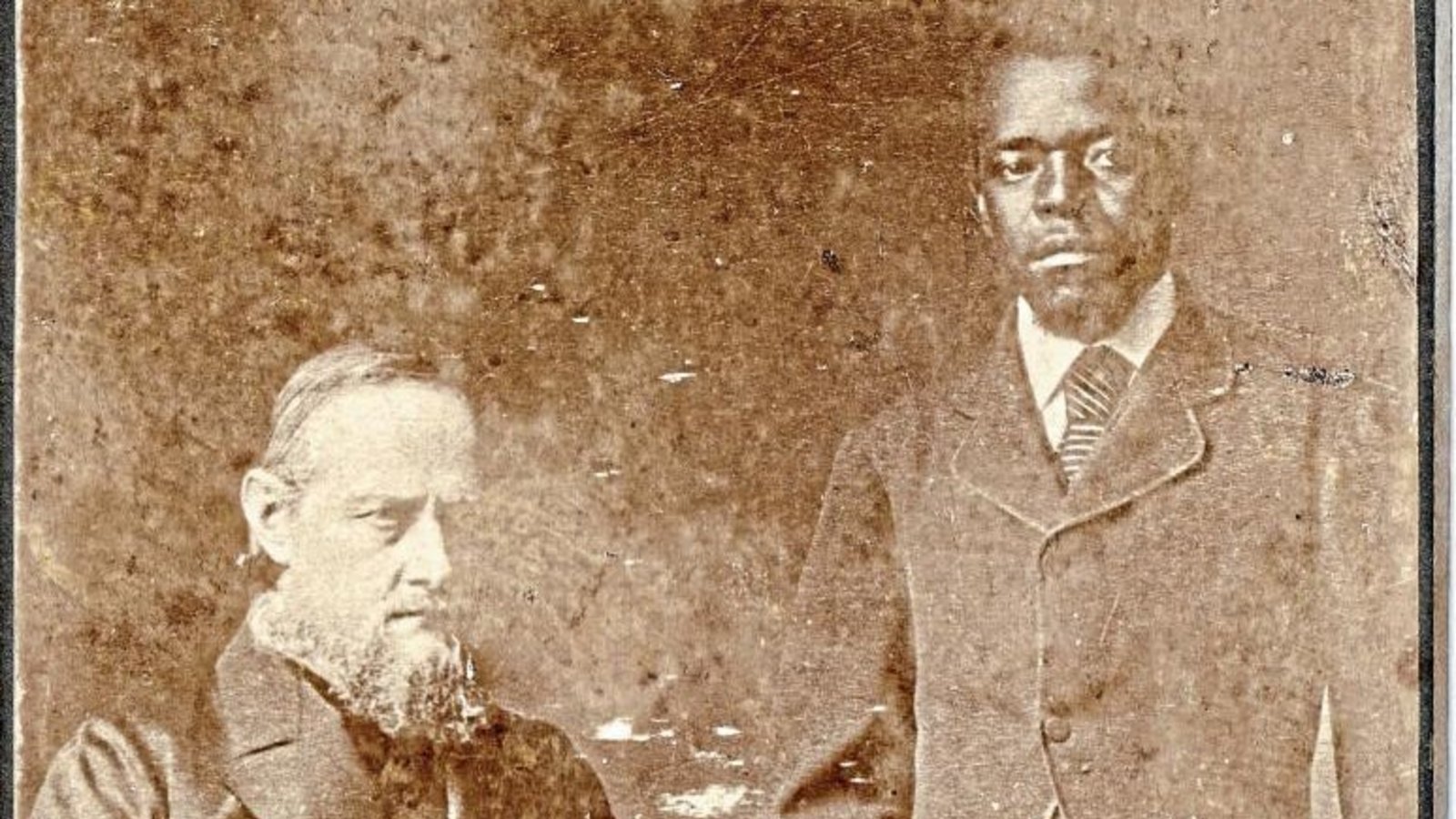 Johannes Rebmann mit seinem Begleiter Isaak im Jahr 1875. Fotos: p