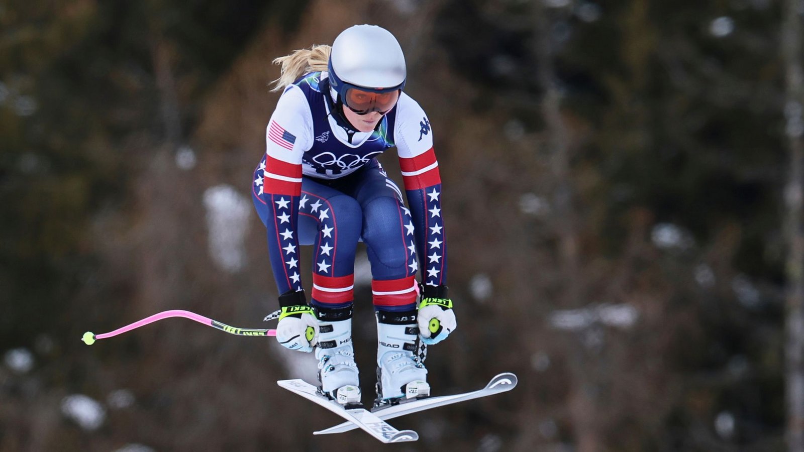 Lindsey Vonn im Abfahrtstraining in Cortina d’Ampezzo.Foto: Marco Trovati/AP/dpa Lindsey Vonn im Abfahrtstraining in Cortina d’Ampezzo.Foto: Marco Trovati/AP/dpa