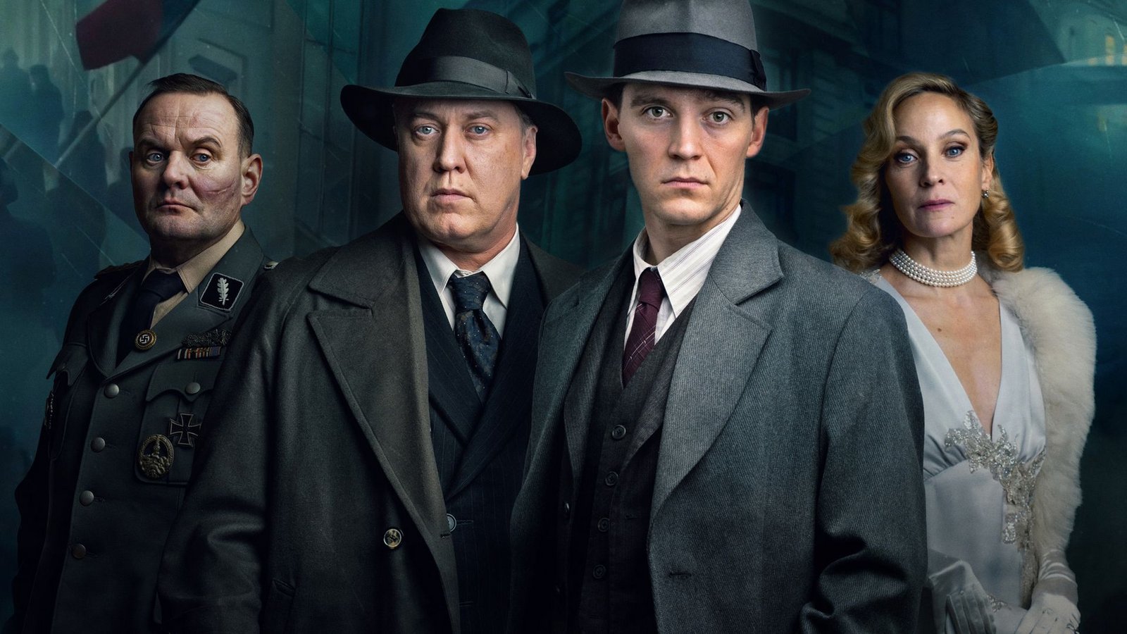 Starke Besetzung: „Sternstunde der Mörder“ mit Devid Striesow, Nicholas Ofczarek, Jonas Nay und Jeanette Hain (von links)Foto: ARD Degeto Film/NDR/Servus TV/Canal+ Austria