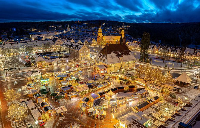 Ein Adventsausflug nach Freudenstadt im Nordscharzwald lohnt sich – der  Weihnachtsmarkt kehrt zurück.<span class='image-autor'>Foto: Jürgen Schmitt</span>