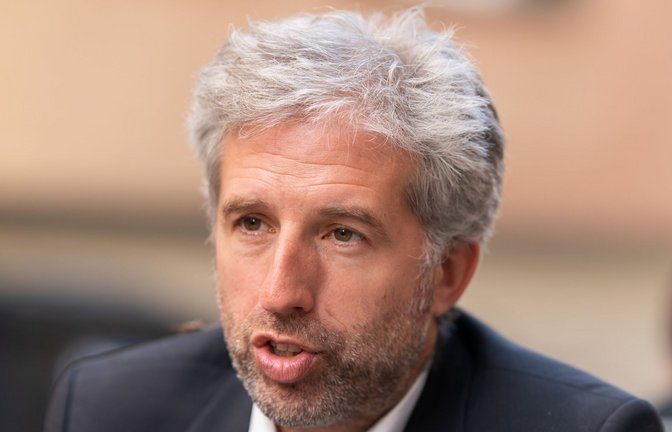 Tübingens Oberbürgermeister Boris Palmer war am Dienstag bei Markus Lanz zu Gast, um über Wohnungsmangel zu reden.<span class='image-autor'>Foto: dpa/Silas Stein</span>