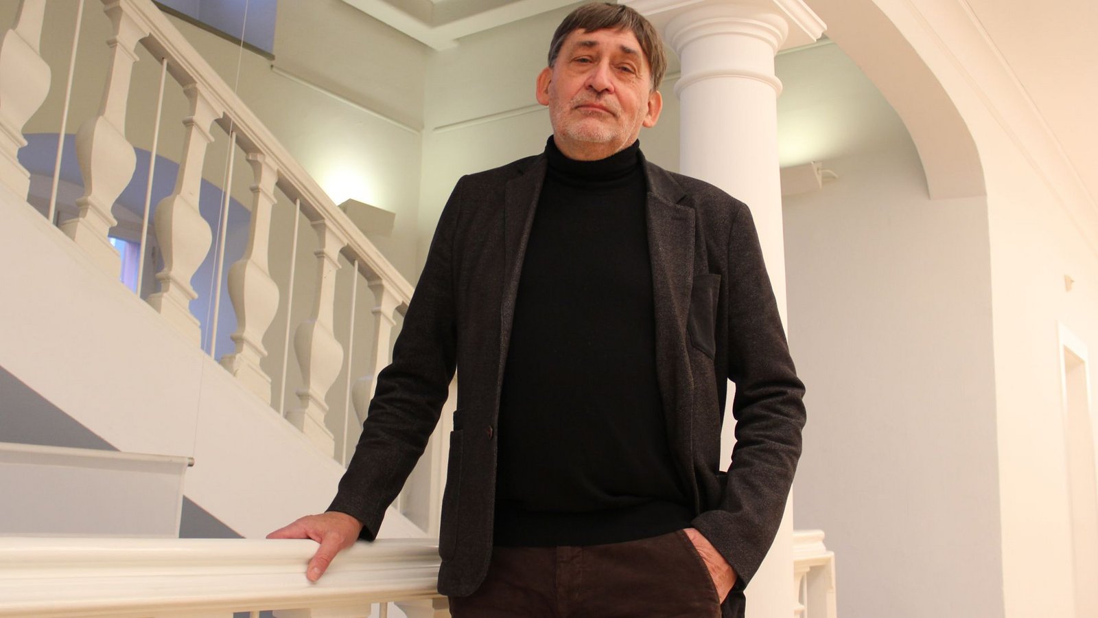 Claus Wolf im archäologischen Landesmuseum in KonstanzFoto: Uli Fricker