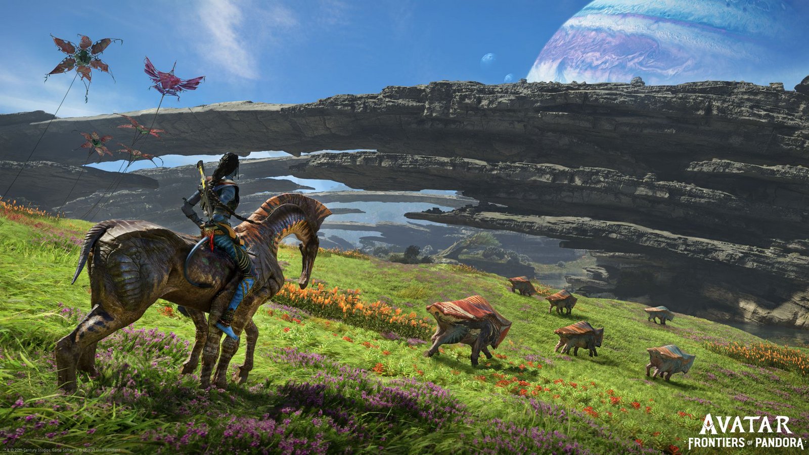 ...Reittieren in Pandora unterwegs sein.Foto: Ubisoft ...Reittieren in Pandora unterwegs sein.Foto: Ubisoft