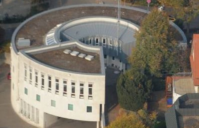Das Polizeirevier Marbach. Foto: Kuhnle