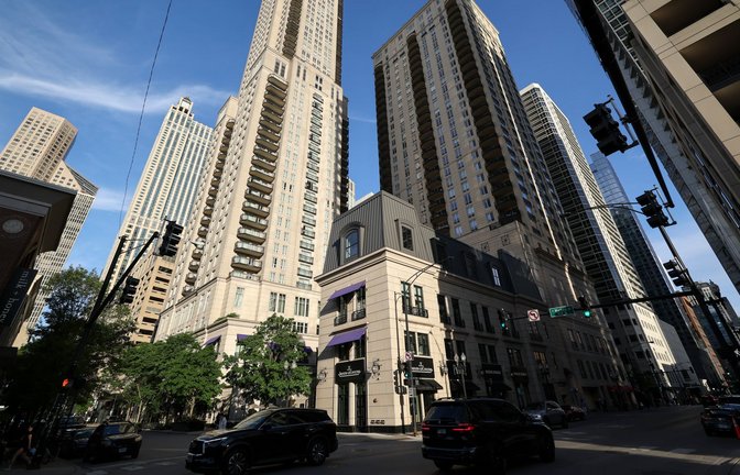 Die Nationalmannschaft wohnt bei ihrem ersten WM-Stopp in den USA in Chicago.<span class='image-autor'>Foto: Christian Charisius/dpa</span>