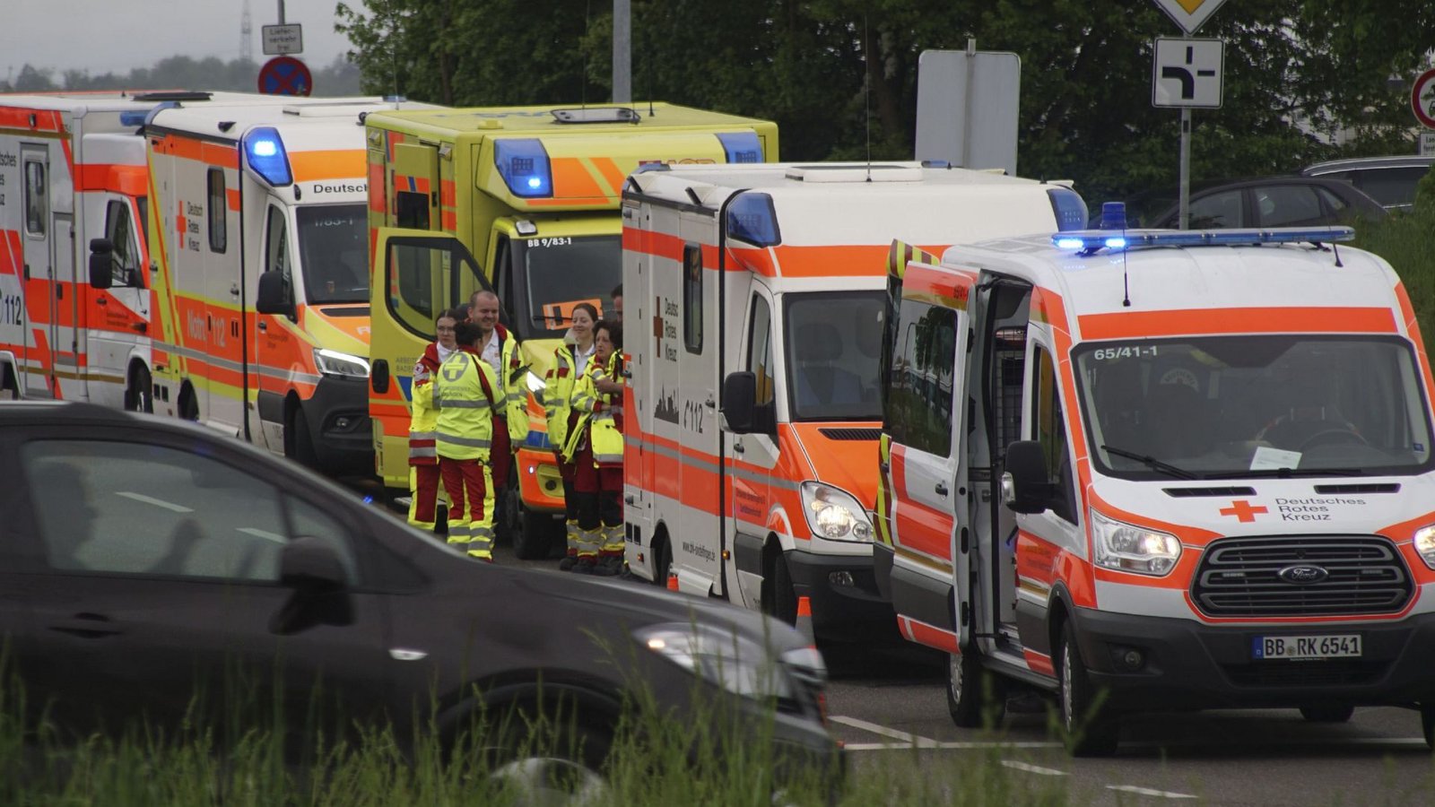 Zahlreiche Einsatzkräfte sind vor Ort in Sindelfingen.Foto: SDMG/SDMG / Dettenmeyer