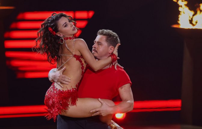 Für Gustav Schäfer und seine Partnerin Anastasia Maruster hat es sich bei "Let's Dance" ausgetanzt. (Archivbild)<span class='image-autor'>Foto: Rolf Vennenbernd/dpa</span>