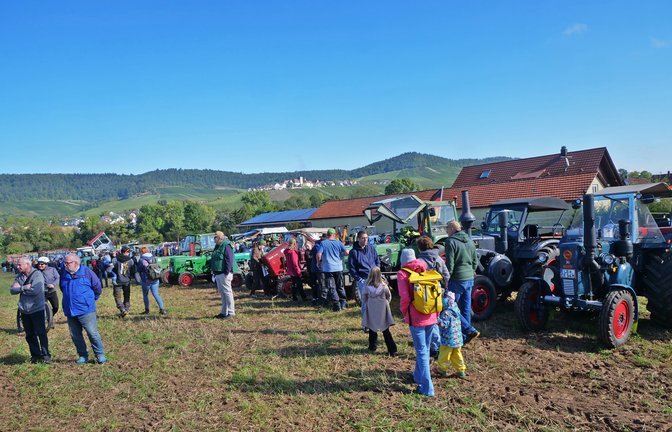 Schleppertreffen Hohenhaslach Traktoren Landmaschinen historische Fahrzeuge Foto: Friedrich