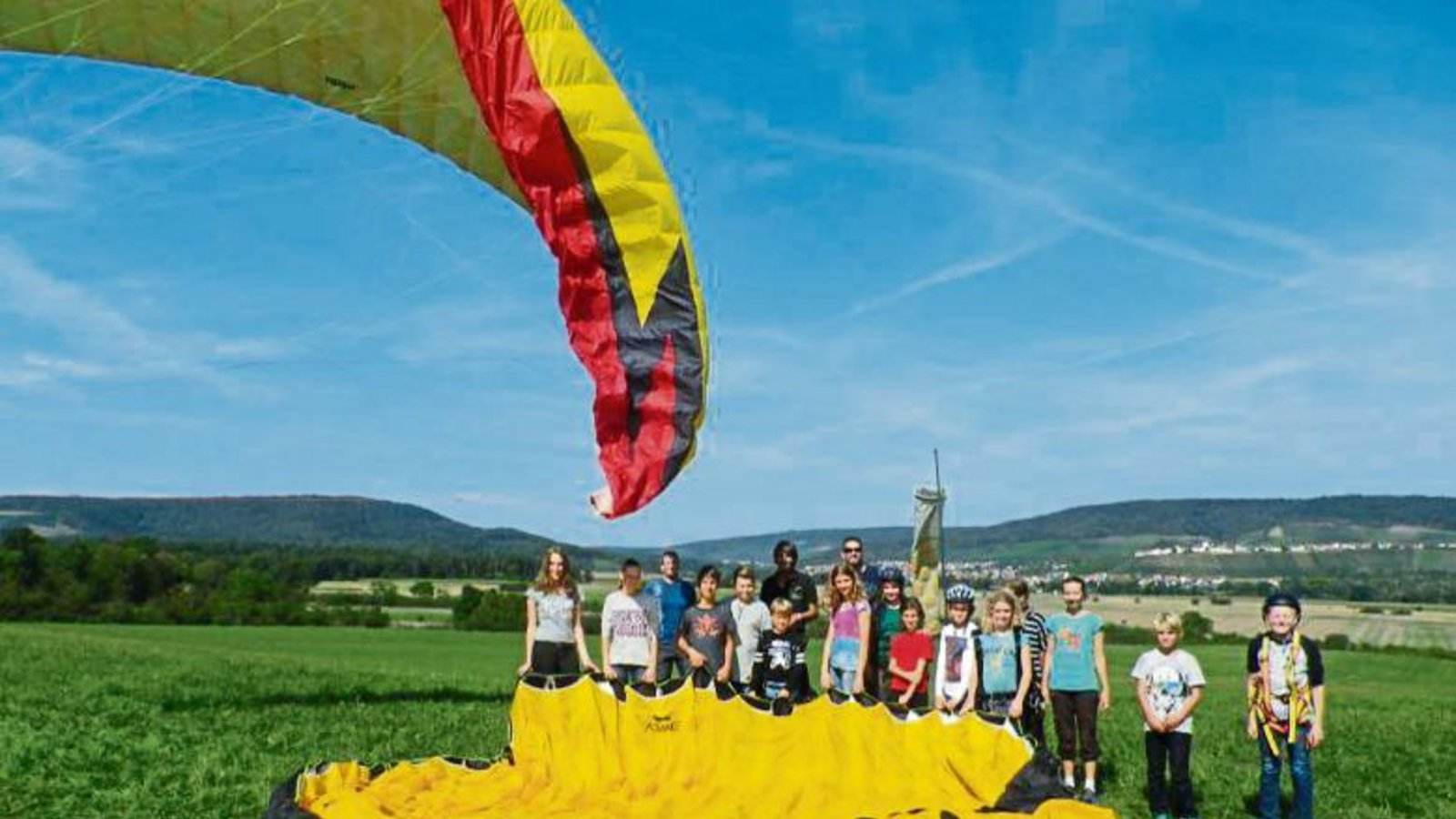 Mit viel Eifer waren die Teilnehmer bei der Aktion der Hohenhaslacher Flieger dabei. Foto: p