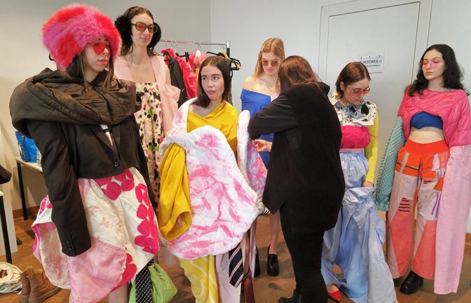 In der Hochschule für Gestaltung wird auch Mode gemacht.  <span class='image-autor'>Fotos: Friedrich</span>