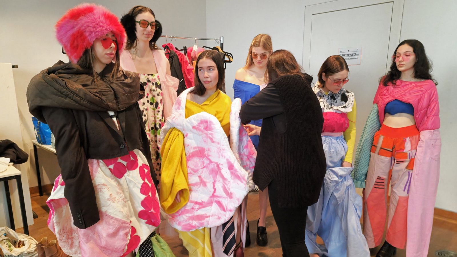 In der Hochschule für Gestaltung wird auch Mode gemacht. Fotos: Friedrich In der Hochschule für Gestaltung wird auch Mode gemacht. Fotos: Friedrich