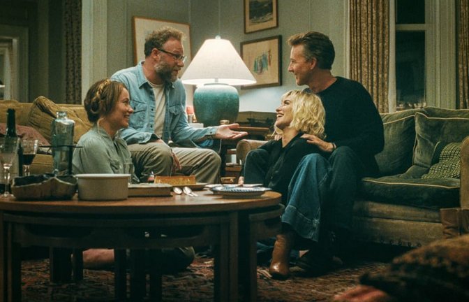 Olivia Wilde, Seth Rogen, Penélope Cruz und Edward Norton (von li. nach re.) in „The Invite“<span class='image-autor'>epd</span>